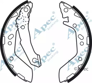 Комлект тормозных накладок APEC braking SHU627