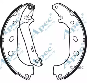 Комлект тормозных накладок APEC braking SHU658