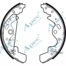 Комлект тормозных накладок APEC braking SHU673