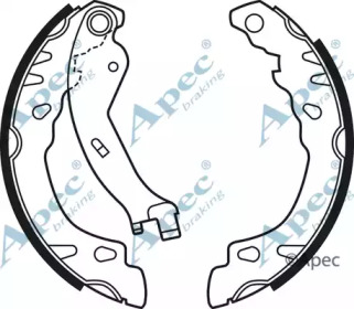 Комлект тормозных накладок APEC braking SHU689