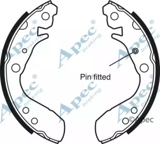 Комлект тормозных накладок APEC braking SHU692