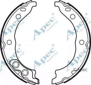 Комлект тормозных накладок APEC braking SHU696