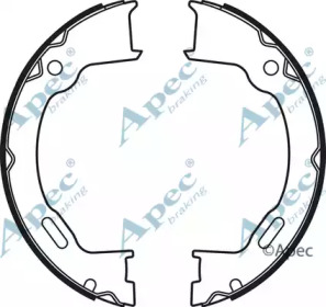 Комлект тормозных накладок APEC braking SHU715