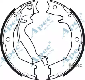 Комлект тормозных накладок APEC braking SHU744