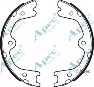 Комлект тормозных накладок APEC braking SHU750