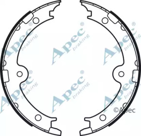 Комплект тормозных колодок APEC braking SHU755