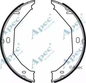 Комлект тормозных накладок APEC braking SHU757