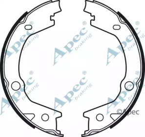 Комлект тормозных накладок APEC braking SHU763