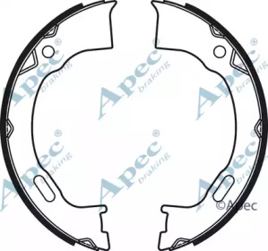 Комлект тормозных накладок APEC braking SHU767