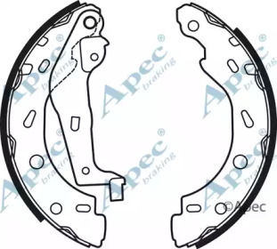 Комлект тормозных накладок APEC braking SHU771