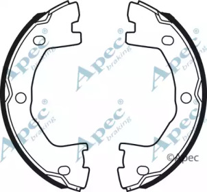 Комлект тормозных накладок APEC braking SHU779