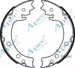 Комлект тормозных накладок APEC braking SHU791