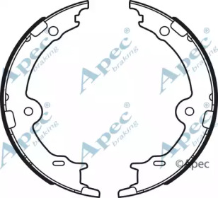 Комплект тормозных колодок APEC braking SHU793