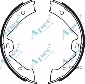 Комлект тормозных накладок APEC braking SHU802