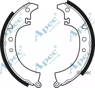 Комлект тормозных накладок APEC braking SHU98