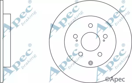 Тормозной диск APEC braking DSK3116