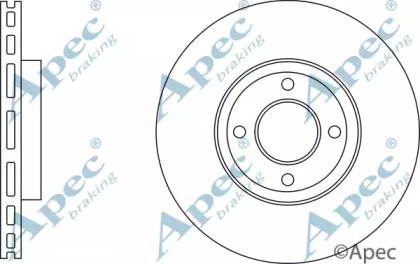 Тормозной диск APEC braking DSK3118