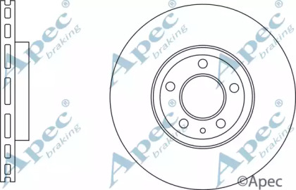 Тормозной диск APEC braking DSK3119