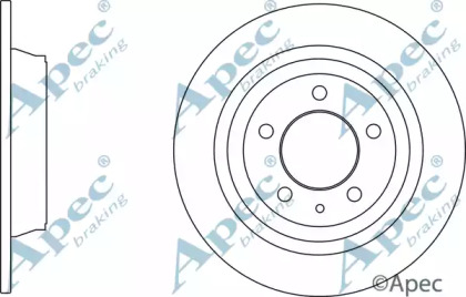 Тормозной диск APEC braking DSK3121