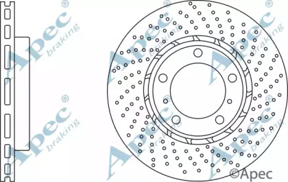 Тормозной диск APEC braking DSK3126