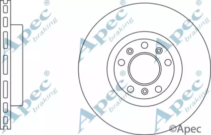 Тормозной диск APEC braking DSK3130