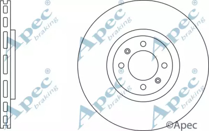 Тормозной диск APEC braking DSK3132