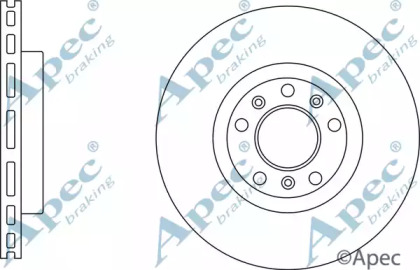 Тормозной диск APEC braking DSK3138