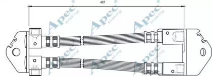 Шлангопровод APEC braking HOS3799