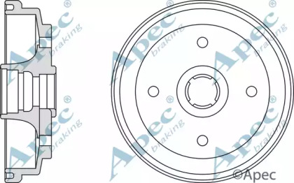 Тормозной барабан APEC braking DRM9100