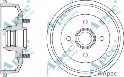 Тормозный барабан APEC braking DRM9101