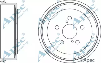 Тормозный барабан APEC braking DRM9106