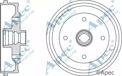 Тормозный барабан APEC braking DRM9107