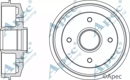 Тормозный барабан APEC braking DRM9109