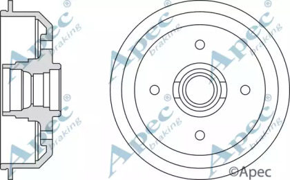 Тормозный барабан APEC braking DRM9110