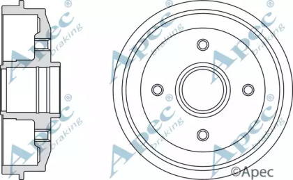 Тормозный барабан APEC braking DRM9111