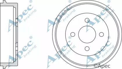 Тормозный барабан APEC braking DRM9114