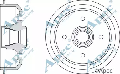 Тормозный барабан APEC braking DRM9116