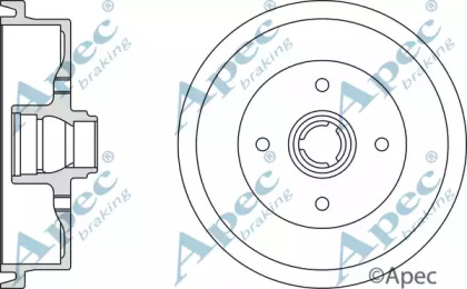 Тормозный барабан APEC braking DRM9117