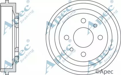 Тормозный барабан APEC braking DRM9119