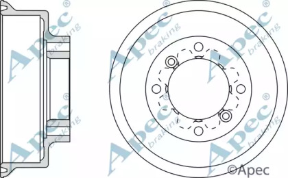 Тормозный барабан APEC braking DRM9124