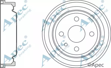 Тормозный барабан APEC braking DRM9126