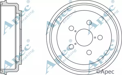 Тормозный барабан APEC braking DRM9127