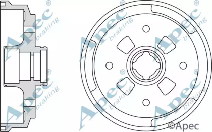 Тормозный барабан APEC braking DRM9130