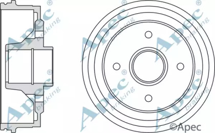 Тормозный барабан APEC braking DRM9132