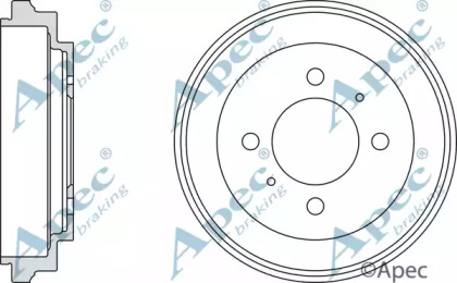 Тормозный барабан APEC braking DRM9137