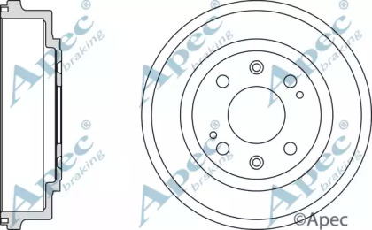 Тормозный барабан APEC braking DRM9140