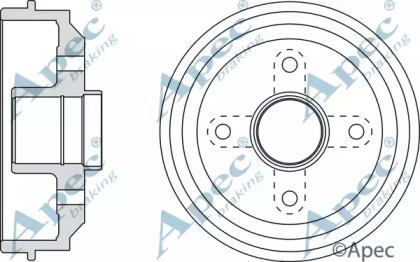 Тормозный барабан APEC braking DRM9142