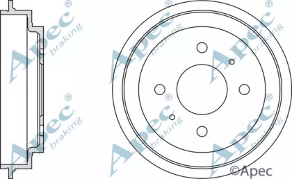 Тормозный барабан APEC braking DRM9144