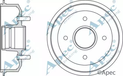 Тормозный барабан APEC braking DRM9145