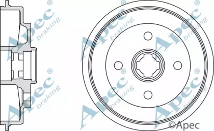 Тормозный барабан APEC braking DRM9146